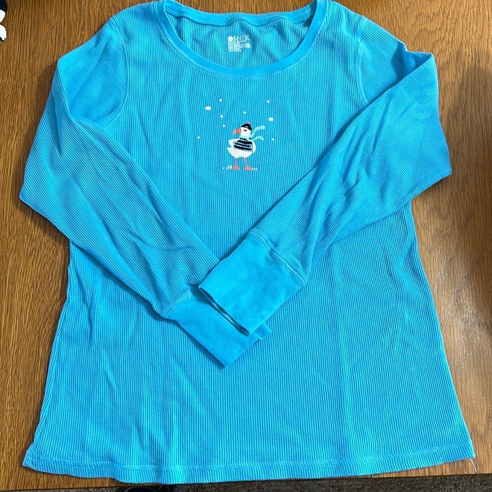 Hue size large thermal base layer top & bottom set